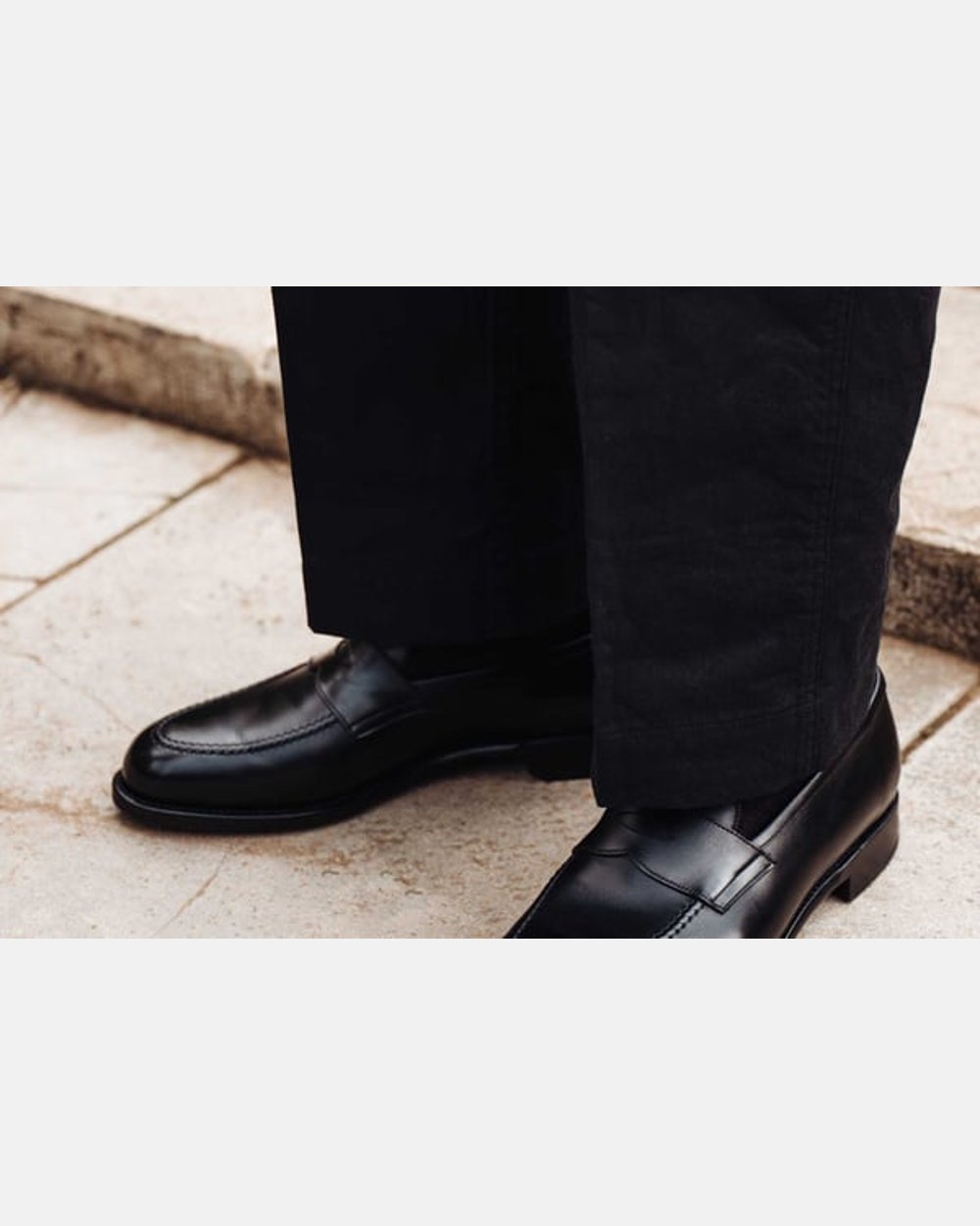 The Penny Loafer - Black Calf