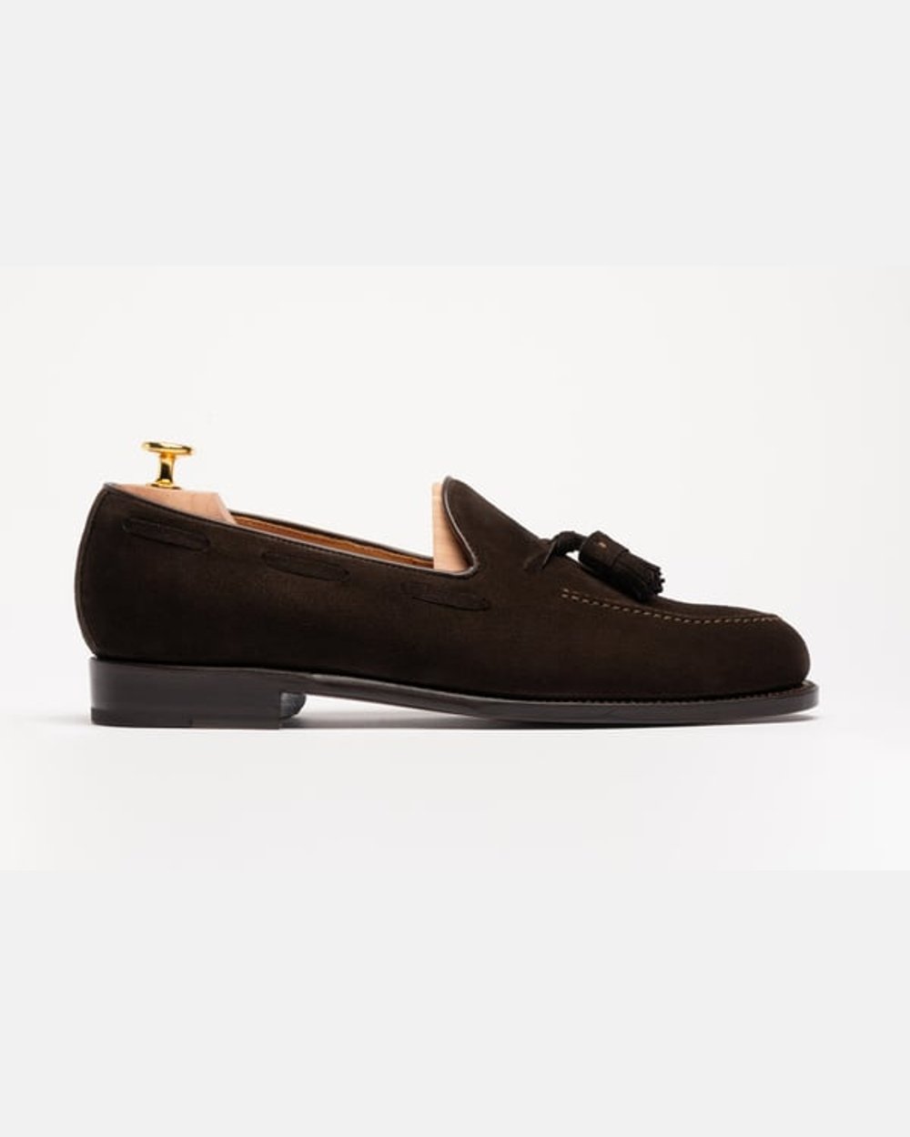 The Tassel Loafer - Brown Suede