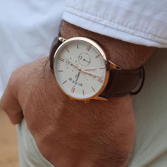 Nibosi Classic Men's Watch - Leather Strap