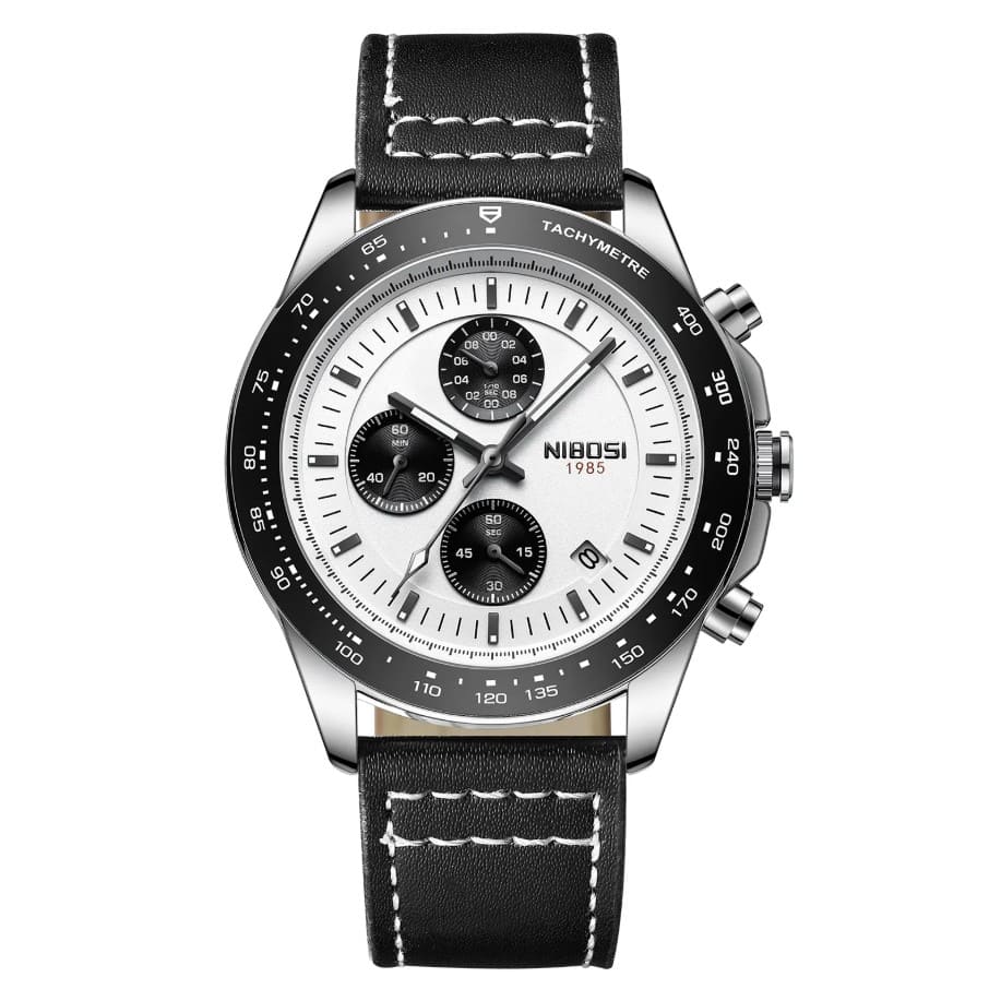 Nibosi Nimbus Men's Watch - Leather Strap