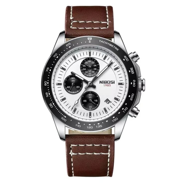 Nibosi Nimbus Men's Watch - Leather Strap